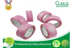 China High Adhesive Strength Custom Printed Tape , BOPP Self Adhesive Paper Tape supplier