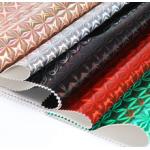 Durable Synthetic Leather Fabric Sheet Tear Resistance Custom Printed for sale