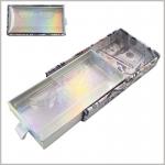 Custom Glitter Eyelash Packaging Box With Money Print Design And Clear Slide Cover for sale
