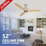 Reversible Function 1stshine Cool Air Cooling Fan with Decorative 3 Solid Wood Blades for sale