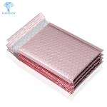 Rose Gold Glitter Poly Bubble Mailers Recyclable Garment Packaging for sale