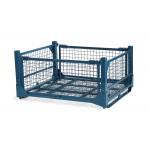 Supermarket 50*50mm Mesh 0.6mm Wire Collapsible Metal Cage for sale