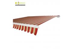 China Balcony Aluminium retractable awning with rain chennel , aluminium retractable awning supplier