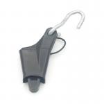 Galvanised Fiber Drop Wire Clamp UV Resistant For 1 Copper Pair