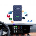 Portable wired to wireless Adapter carplay apple & android auto  Smart Dongle Adapter CP2A Multimedia Box for sale