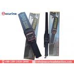 Manual Metal Hand Held Security Detector 20cm Area With Sound / Vibration Alarming