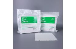 China 230Gsm Cleanroom Microfiber Wipes Lint Free Disposable Class 10 Cellulose Polyester supplier