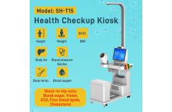 China SH-T15 Body Health Checkup Kiosk Data Transmission System Telemedicine supplier