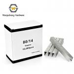 High Hardness 80 Series U-Type Iron Staples Specially for Furniture & Sofas 8014 Galvanized Pneumatic Gun Staples for sale
