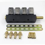 LIG1S 3 Ohm LPG Gas Injectors 4 Cylinder Natural Gas Injector Rail ISO9001 for sale