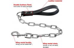 China Pet Dog Cat Chain Training Collar Choke Chain For Puppy Large Dogs supplier