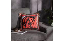 China Geometric Patterns Printed Cushion Cover 45*45 Cm Square supplier
