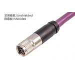 IP67 M8 Straight Female Overmolded Plug with Damping 3-8A 5B 4D for sale