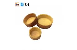 China 220V Tart Shell Processing Line Stainless Steel Tart Shell Biscuit Baking Machine supplier
