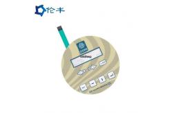 China Flat Membrane Switch Overlay Matte Metal Dome Touch Panel Overlay supplier