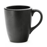 Custom Logo Plain Black Glazed Color Reusable Ceramic Coffee Mug for sale