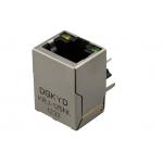 Gigabit 8 Core Single-Port RJ45 Connector, with Shield Tabs, with Green-Yellow LEDs for sale