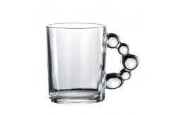 China Bulk Gradient Glass Tea Coffee Mugs For Espresso Shot 280ml supplier