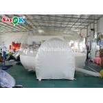 Dome Inflatable Tent Outside White Inflatable Air Tent Transparent For Camping / Traveling for sale