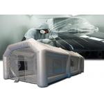 Portable Silver Custom Size Inflatable Car Workstation Spray Paint Booth Tan Spray Painting Booths For Cars for sale