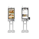 Ticket Printing and RFID Reader Self Ordering Kiosk with Capacitive Touch 10 Point for sale