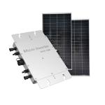 Silver Balcony Solar Micro Inverter Power Station 1200w Solar Grid Tie Micro Inverter for sale