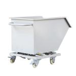 Quick Release Steel Self Dumping Hopper Tipper Bin Zero Residual Waste Design for sale