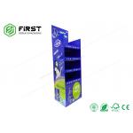 Custom Glossy Printed Promotion Pop Cardboard Shelf Display For Drink for sale