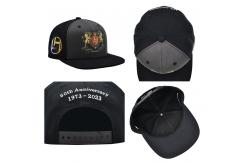 China OEM Design 5 Panel Snapback Hat Custom Fitted Snapback Cap With Plastic Buckle supplier