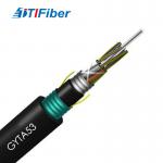 Outdoor Optical Fiber Cables Supplier 12 Core Direct Buried Armored Fiber Optic Cable GYTA53 for sale