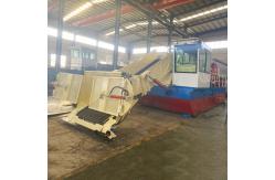 China Small Automatic River Cleaning Boat Water Hyacinth Harvester with 8 M3 Capacity supplier