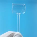 Wholesale Clear Quartz Glass Tee Pipe