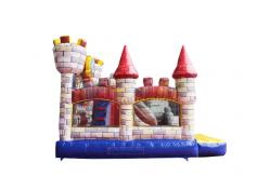 China Hotel Tarpaulin Inflatable Bouncer Slide Jumping Bouncy Castle supplier