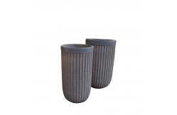 China Fiber Clay Planter Frost Resistant And Drainage Holes Low-Maintenance Gardening supplier