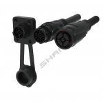 Industrial 9 Pin Waterproof Connector Male Socket IP67 Connector