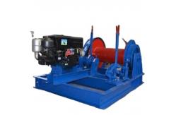 China Heavy Duty remote Control Lifting Gasoline Engine Machine Hydraulic Winch 15Ton supplier