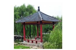 China Custom Chinese Garden Antique Design Solid Leisure Pavilion WaterProof supplier