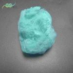 Light Blue Dope Dyed Polyester Staple Fiber 2.5D Regenerated PSF Polyester for sale