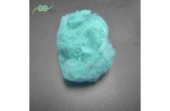 China Light Blue Dope Dyed Polyester Staple Fiber 2.5D Regenerated PSF Polyester supplier