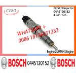 BOSCH 0445120152 4981126 Neutral Fuel Injector Assembly 0445120152 4981126 For CUMMINS for sale