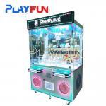 Playfun High Quality 2 Players Baby Catcher Crane Machine Mini Plush Doll Prize Machine Claw Pink Love Coin Operated Arcade for sale