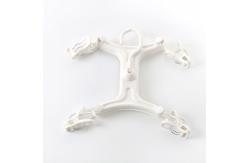 China 4 Clips Hanging Jacket Childrens Clothes Peg Clothes Hanger Clips supplier