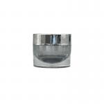 Eco Friendly Plastic Cosmetic Jars 10g 15g Diamond Spherical Inner Silk Screening for sale