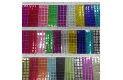 China Iridescent Holographic Lurex Metallic Sequin Fabric 112cm Width Heavyweight supplier