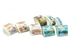 China Easy Tear Skinny Cats Masking Washi Tape For Scrapbook Layouts supplier