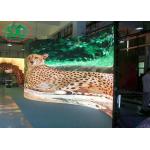 High Brightness Full Color Sports LED Curved Screen , Stadium Large Screen 1R1G1B for sale