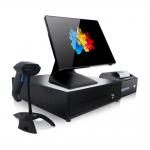 15in 128G SSD Touch Screen Pos System 1024x768 With 80mm Thermal Printer for sale