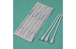 China Plastic Handle Pre-Wet Qtips Medical Cotton Bud Swab Applicator With Alcohol supplier