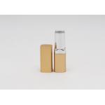 Matte Gold Empty Lip Scrub Containers , Custom Lip Balm Tubes