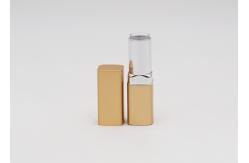 China Matte Gold Empty Lip Scrub Containers , Custom Lip Balm Tubes supplier